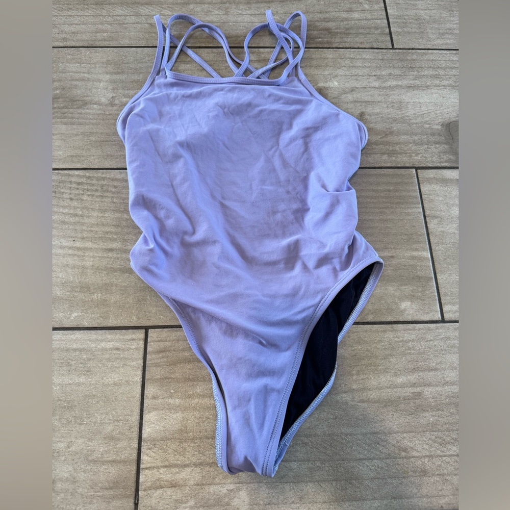 Jolyn Swimsuit Ryker Fixed Back Lavender Size 32 - Picture 4 of 4